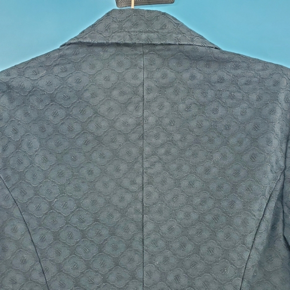 Trina Turk black cotton jacket 6 - Picture 7 of 11